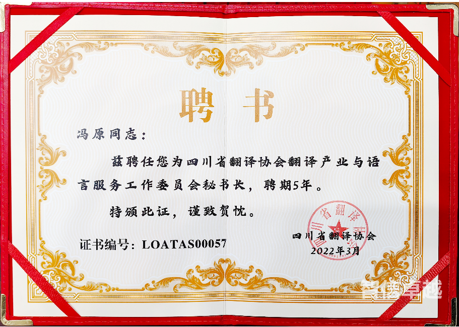四川省譯協(xié)翻譯產(chǎn)業(yè)與語言服務(wù)委員會(huì)